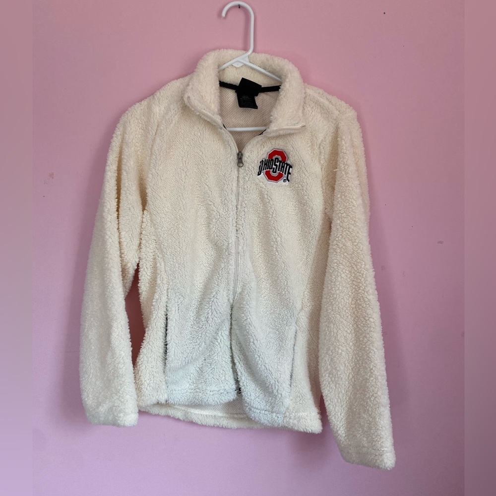 Ohio State Sherpa zip up